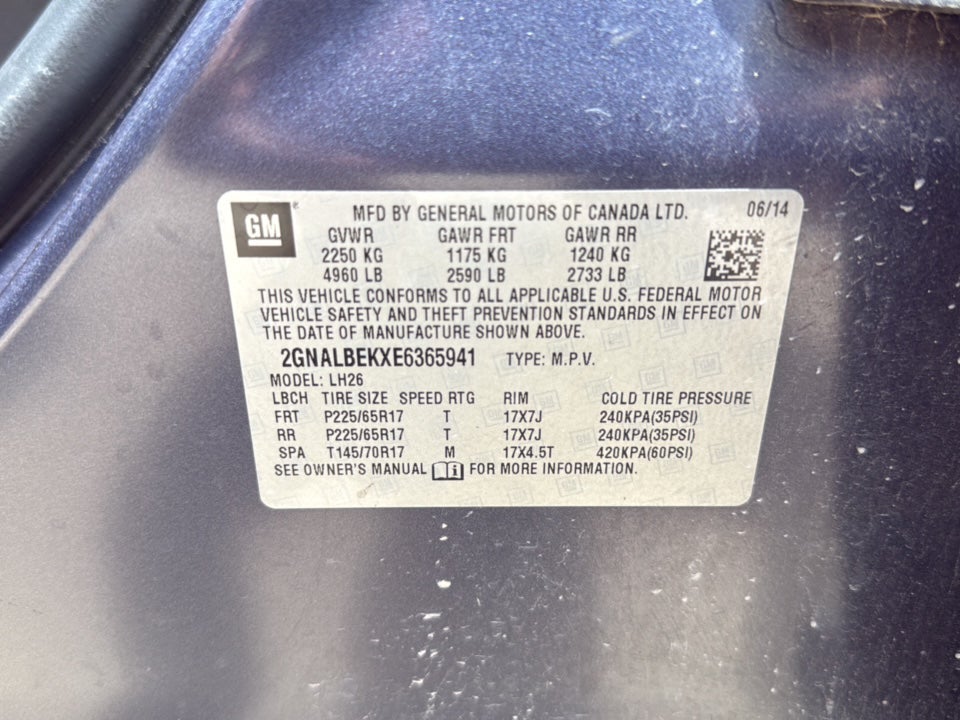 2014 Chevrolet Equinox 1LT